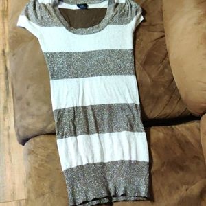 Rue21 tunic striped shirt